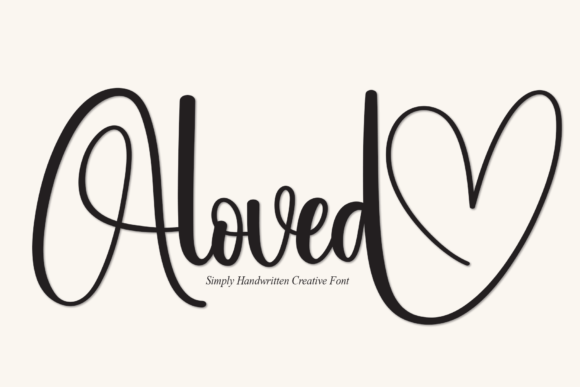 Aloved: The Elegant Script Font for Handmade Brands