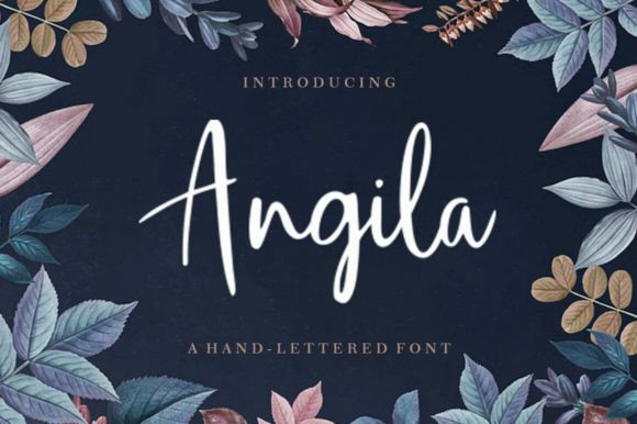 Angila Font Review: A Fun Script for Elegant Designs