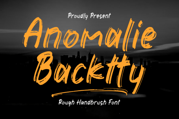 Anomalie Backtty: The Rough Handbrush Font for Bold Campaigns