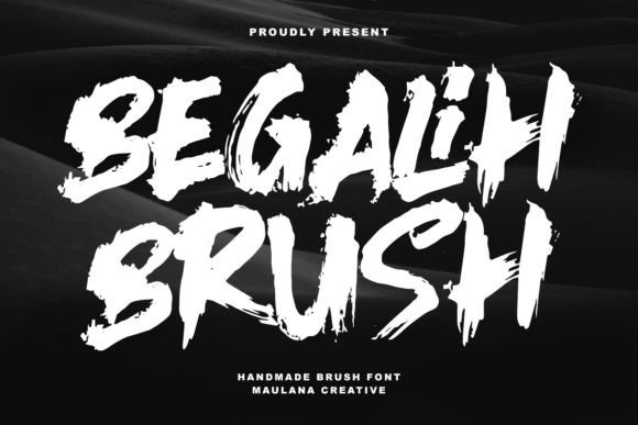 Begalih Brush: A Handmade Script Font for Makers