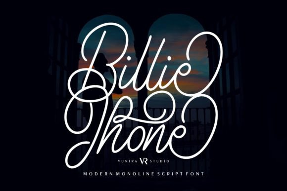 Billie Jhone: The Modern Script Font for Makers