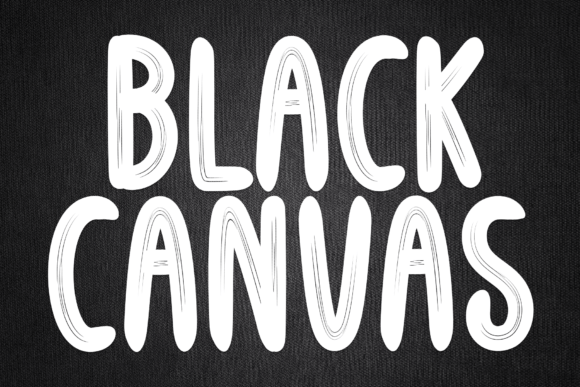 Black Canvas: A Modern Script Handwritten Font for Editors