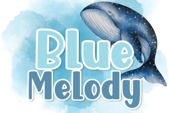 Blue Melody: A Script Handwritten Font for Makers