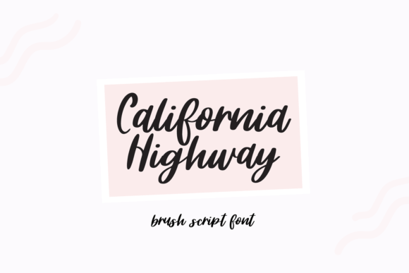 California Highway: A Bold Script Font for Modern Branding