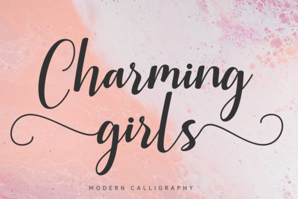 Charming Girls Typeface for Elegant Web Design