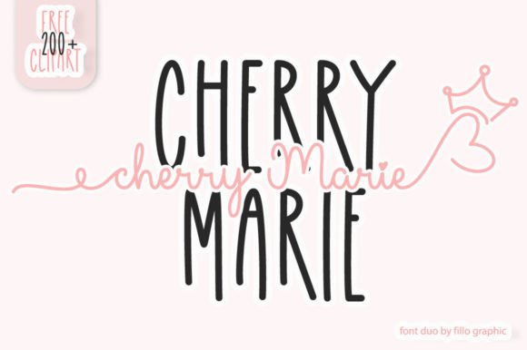 Cherry Marie Font: Luxury Script for Handmade Brands