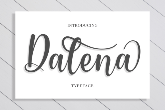 Dalena Script Font for Elegant Branding Projects
