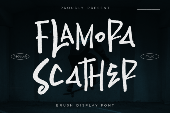 Designing with Flamora Scather: A Brush Display Font for Editors