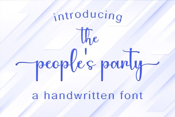 Designing with The People s Party Font for Brand Identity
