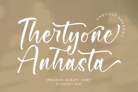 Designing with Thertyone Anhasta: A Modern Script Font Story