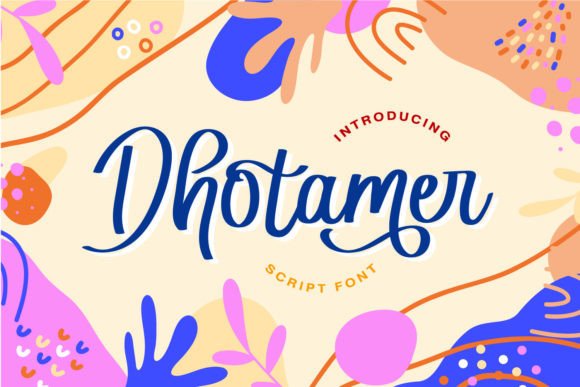 Dhotamer: A Modern Script Font for Bold Campaigns