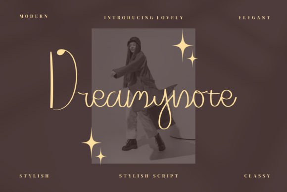 Dreamynote: A Stylish Script Font for Modern Web Design