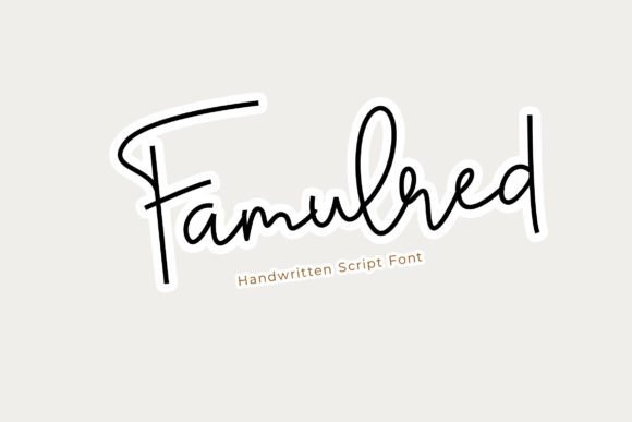 Elevate Editorial Layouts with the Famulred Typeface