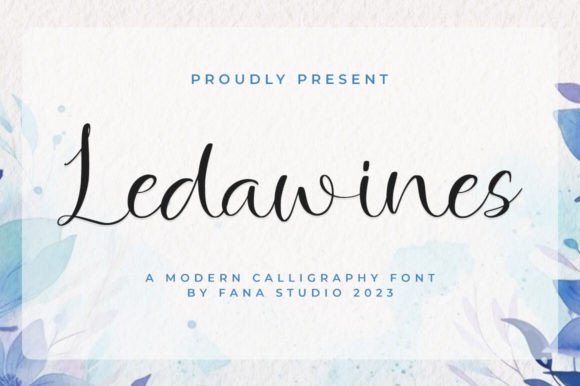 Elevate Your Brand with Ledawines Script Font