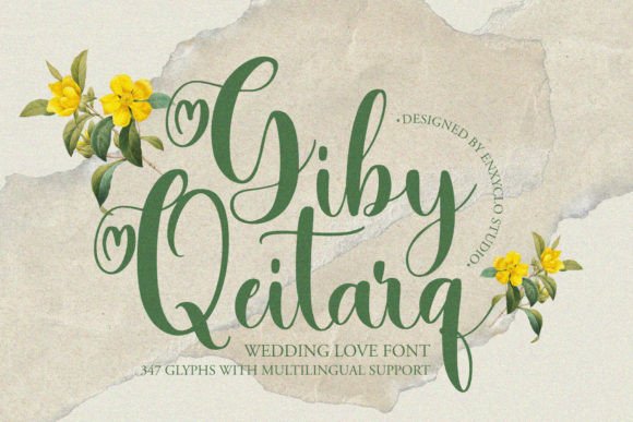 Giby Qeitarq: The Script Handwritten Font for Branding