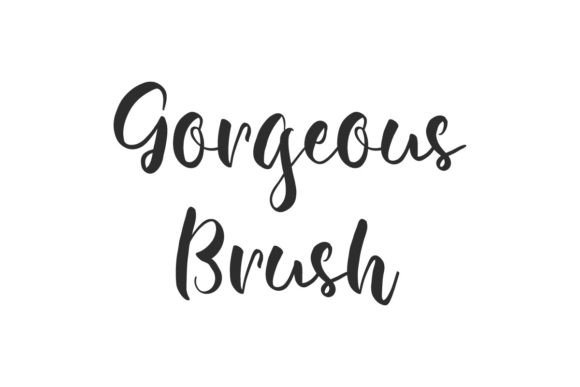 Gorgeous Brush: The Perfect Script Font for Makers
