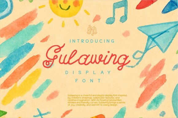 Gulawing: A Retro Script Font for Authentic Branding