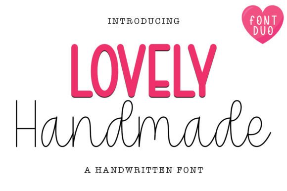 Lovely Handmade Duo: The Perfect Typeface for Small Business Branding