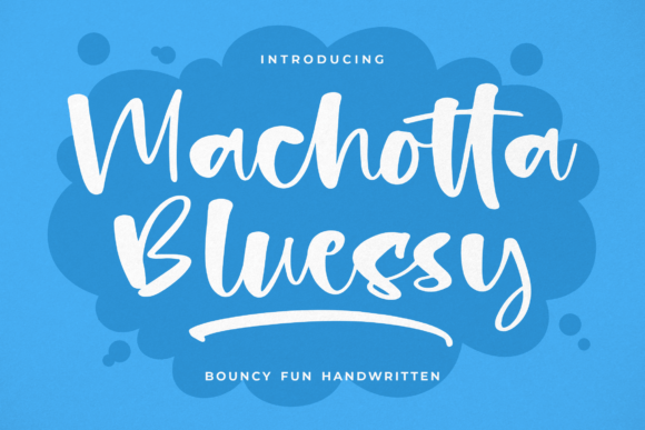 Machotta Bluessy: A Bouncy Script Font for Editorial Design