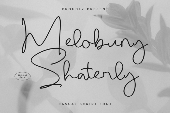 Melobuny Shaterly: A Casual Script Font for Branding