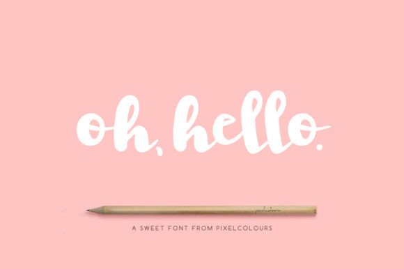 Oh Hello: A Bold Script Font for Memorable Branding