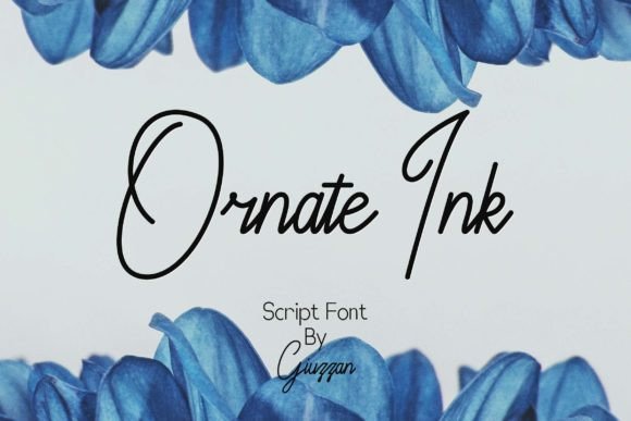 Ornate Ink: A Versatile Script Font for Elegant Campaigns