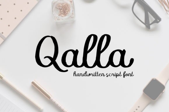 Qalla Font Review: Elevating Campaign Visuals with Script Handwritten Style