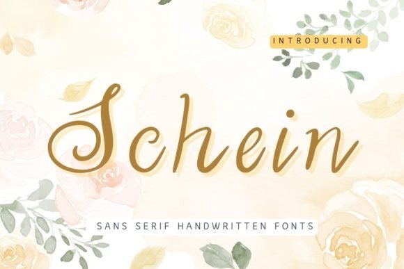 Schein Script Font for Elegant Handmade Branding
