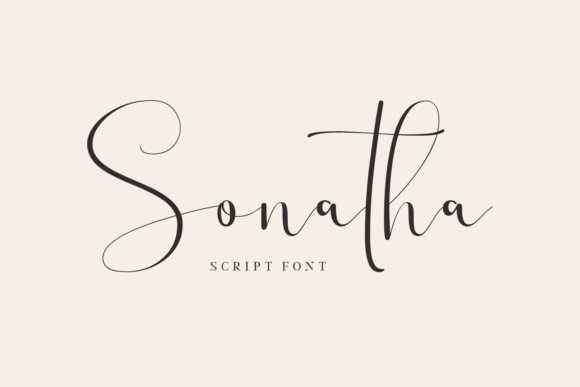 Sonatha Typeface: Elevating Web Design with Elegant Script