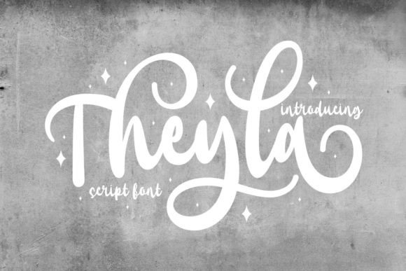 Theyla: A Sweet Script Font for Editorial Design