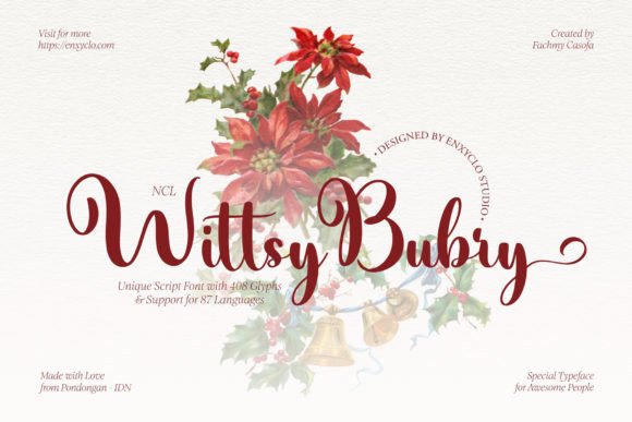 Wittsy Bubry: The Script Font Your Brand Needs